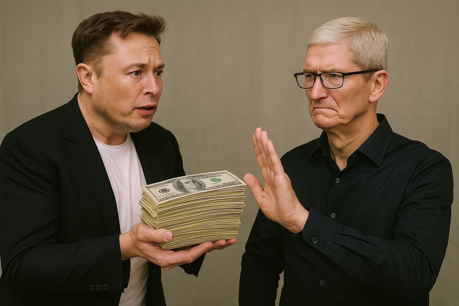 Elon Musk Tawarkan Rp. 81 Triliun ke Apple, Tim Cook Menolak